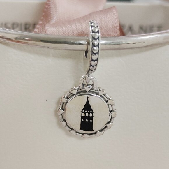 Pandora Istanbul, Galata Tower Dangle Charm Exclusive Travel Destination S925 - Picture 1 of 7